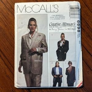UNCUT McCall's Pattern 6698 Size 22 Nancy Zieman